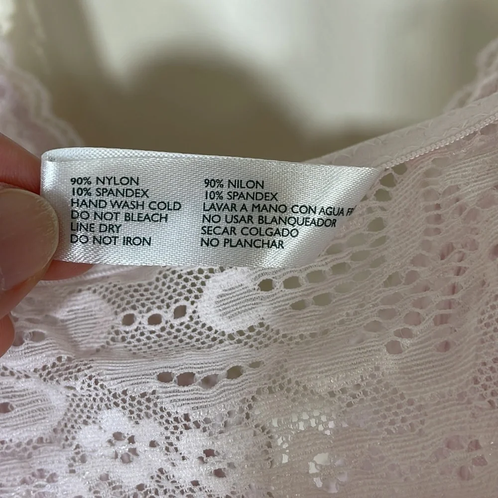 Laura Ashley Sexy Wireless Lace Bralette. 3X. NWT.